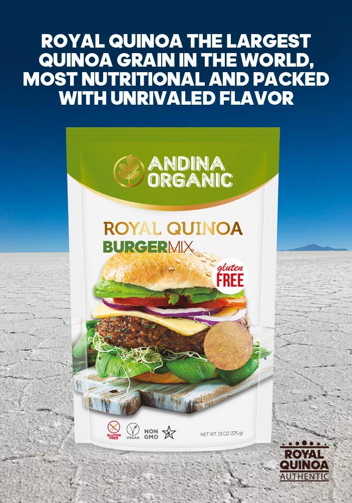 Organic Quinoa Vegan Burger Mix-Andina Organic