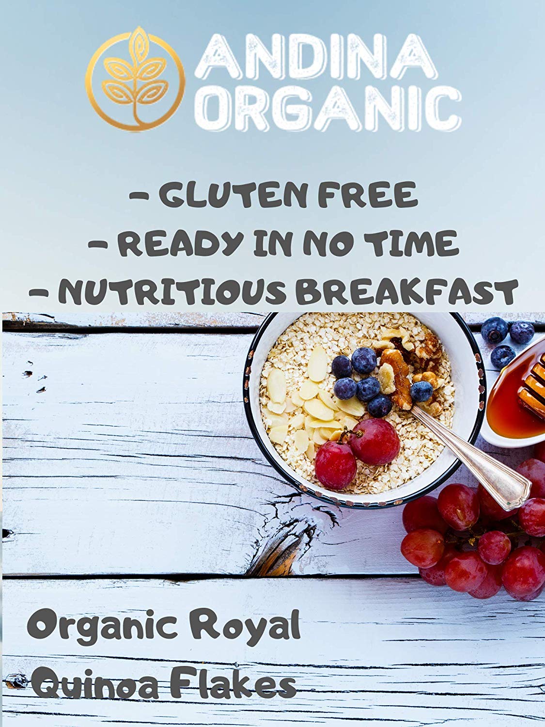 Royal Quinoa Flakes: Organic Cereal-Andina Organic