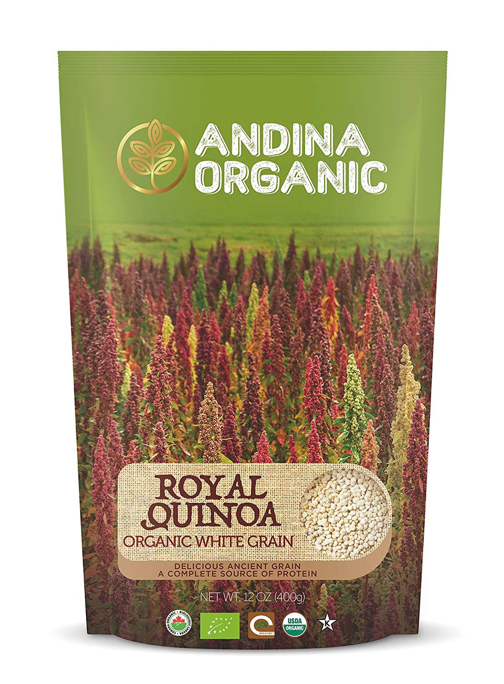 Royal Quinoa: Organic White Grain-Andina Organic