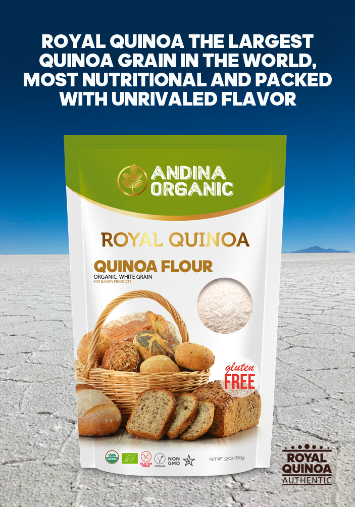 Organic Royal Quinoa Flour Gluten Free-Andina Organic